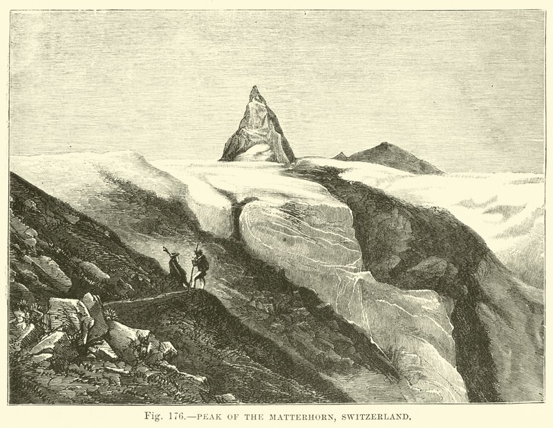Toppen av Matterhorn, Sveits av English School