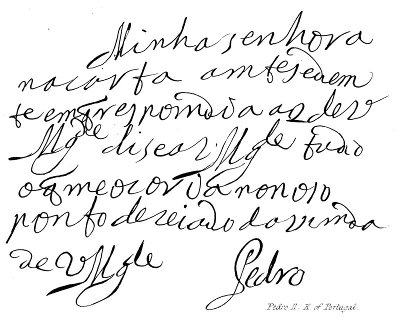 Pedro II, K av Portugal av English School