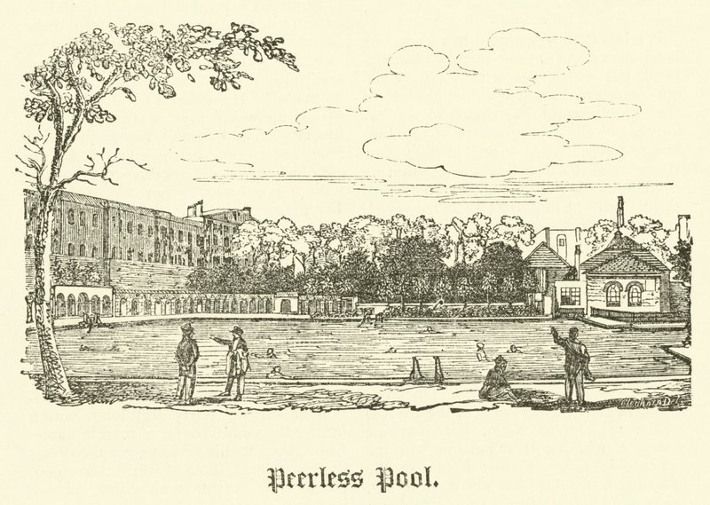 Peerless Pool (gravering) av English School