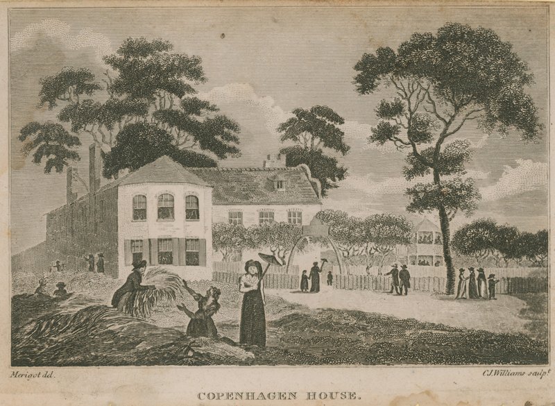 Folk på eiendommen til Copenhagen House av English School