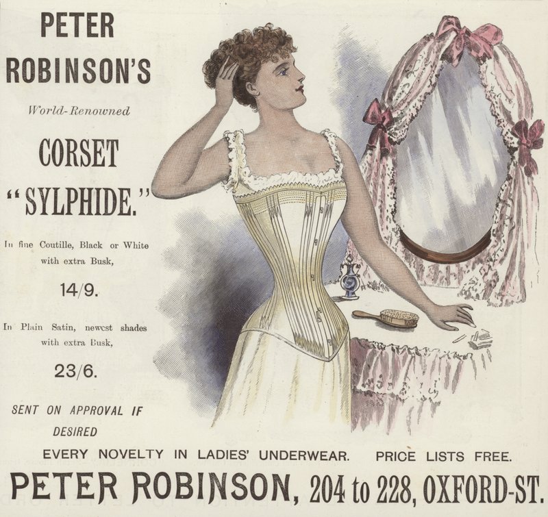 Peter Robinsons verdenskjente korsettsylphide av English School