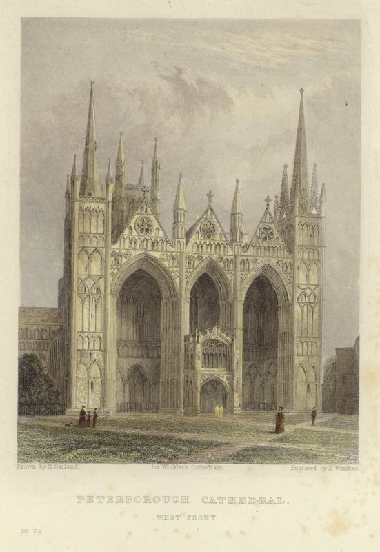 Peterborough katedral av English School
