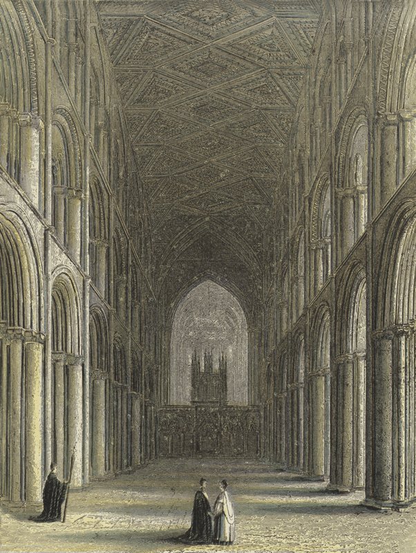 Peterborough Cathedral, The Nave av English School