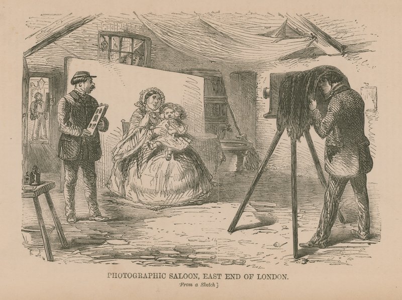 Fotografisk salong i østenden av London av English School