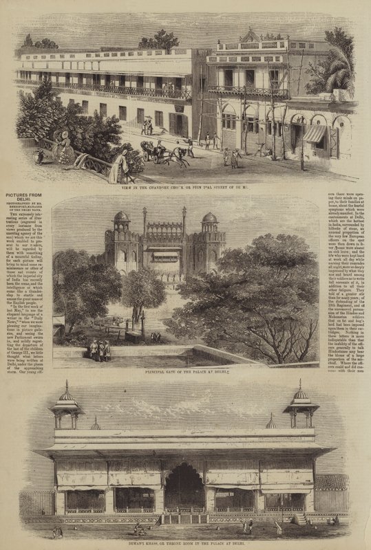 Bilder fra Delhi (gravering) av English School