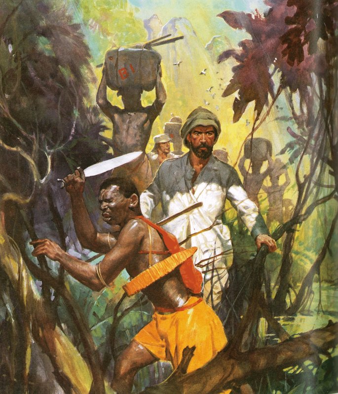 Pierre Brazza utforsker Ogowe-elven av English School