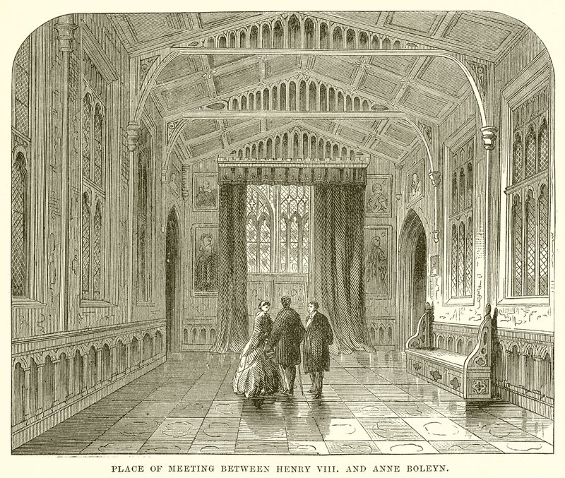 Møtested mellom Henry VIII og Anne Boleyn av English School