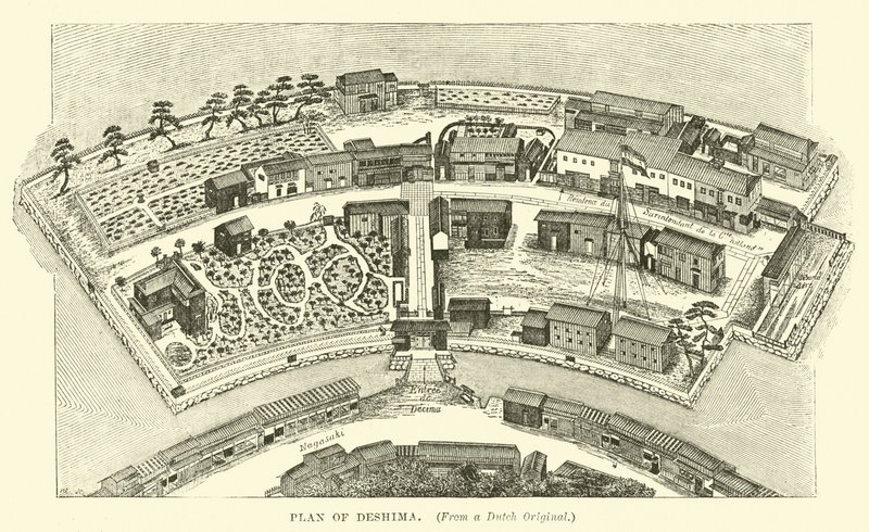 Plan for Deshima av English School