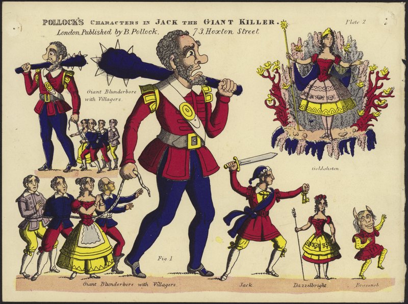 Pollocks-karakterer i Jack the Giant Killer av English School