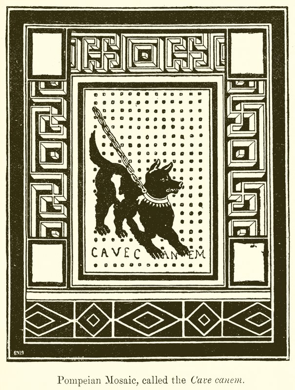 Pompeiansk mosaikk, kalt Cave Canem av English School