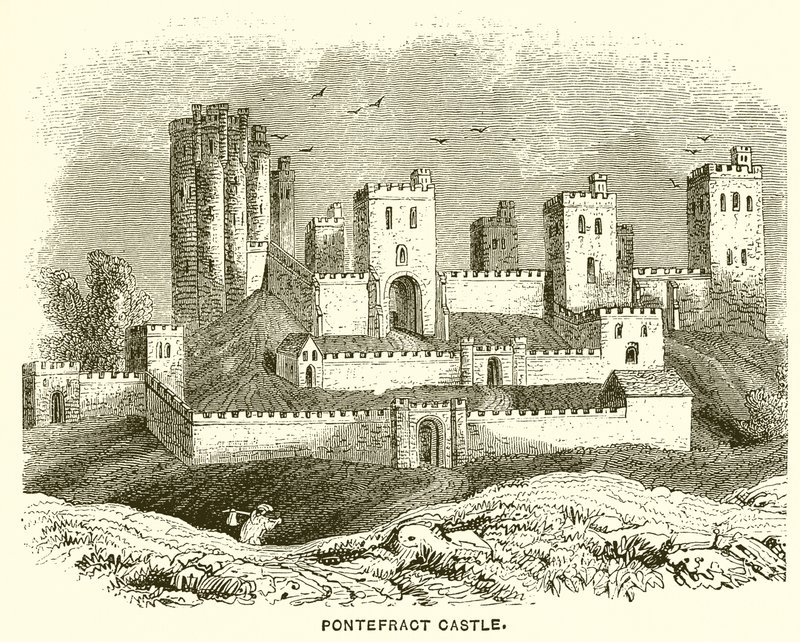 Pontefract slott av English School