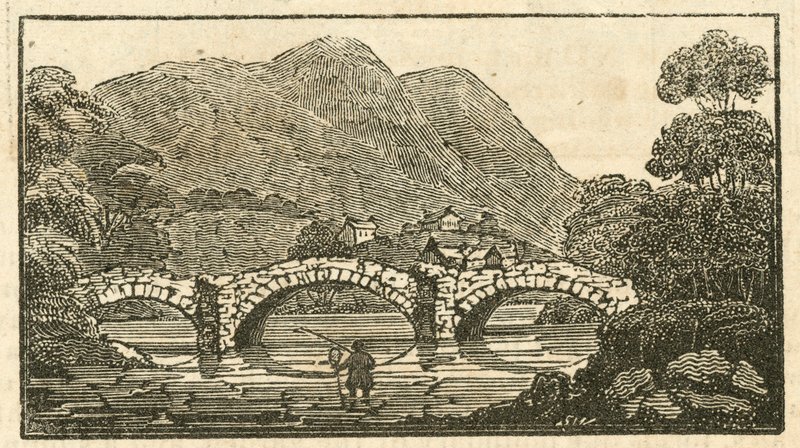 Pooley Bridge, Ullswater (gravering) av English School