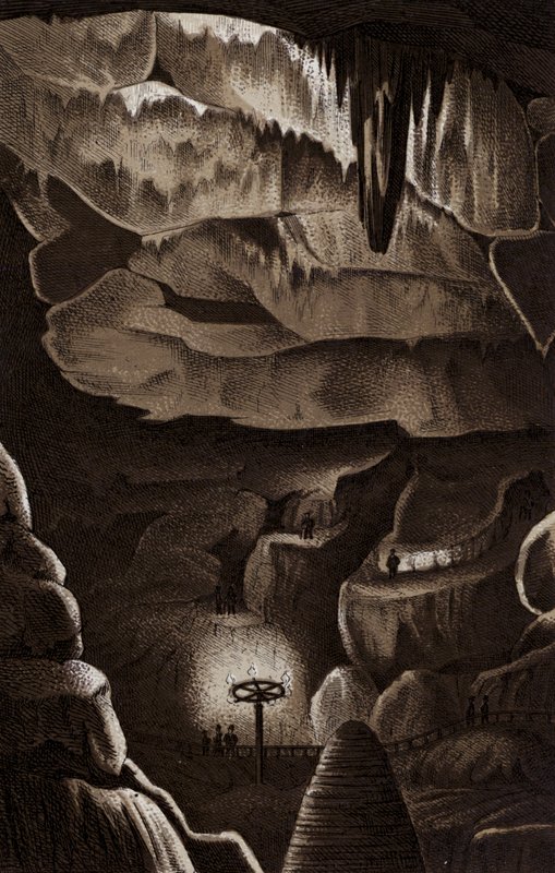 Pools Cavern (litho) av English School