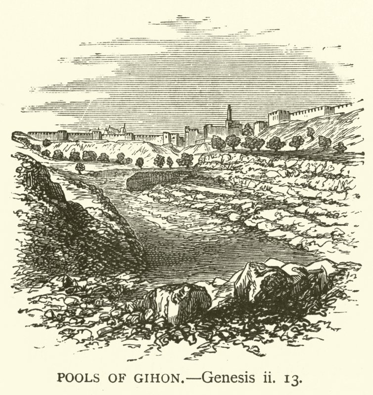 Gihons bassenger, 1. Mosebok, ii av English School