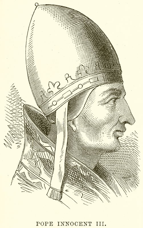Pave Innocent III av English School
