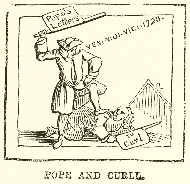 Pope og Curll av English School