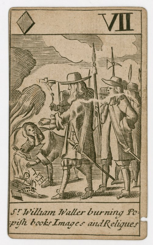 Popish Plot-spillekort av English School