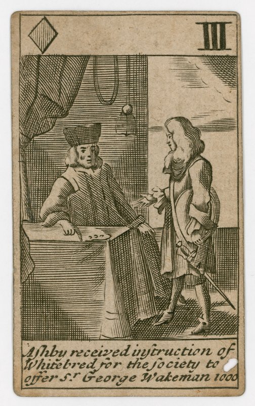 Popish Plot-spillekort av English School