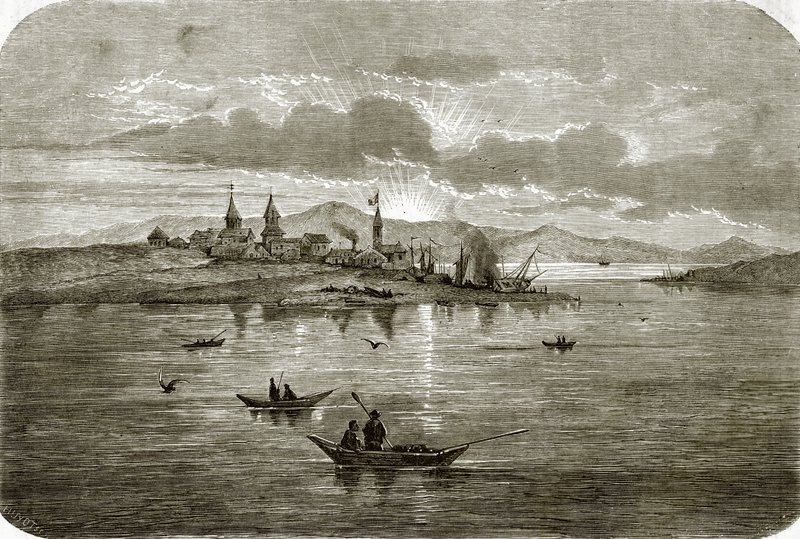 Havnen i Okhotsk av English School