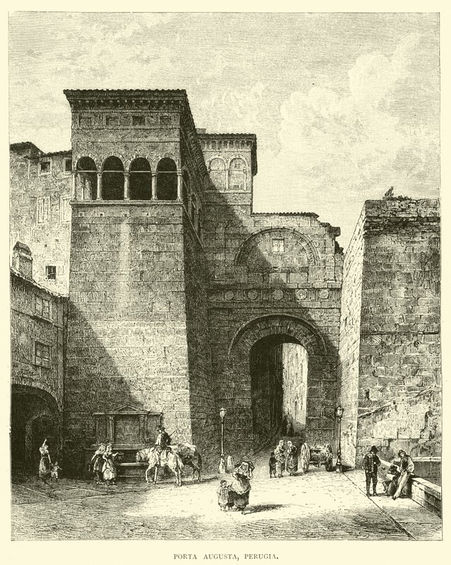 Porta Augusta, Perugia av English School