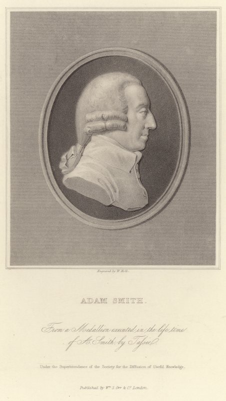Portrett av Adam Smith av English School