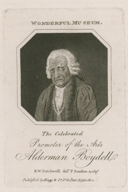 Portrett av Alderman Boydell av English School