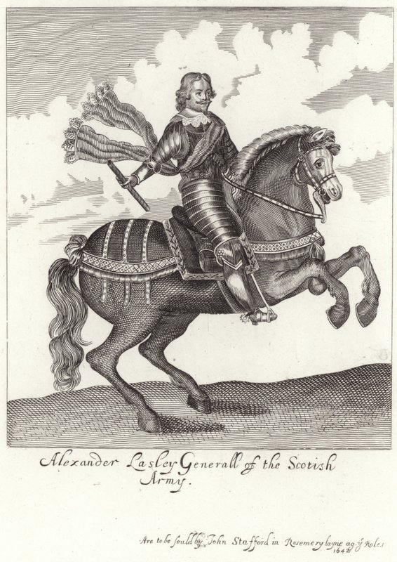 Portrett av Alexander Leslie, jarl av Leven av English School