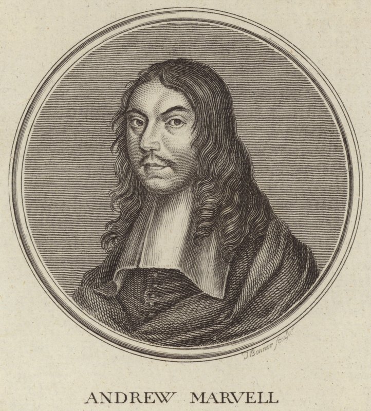 Portrett av Andrew Marvell av English School