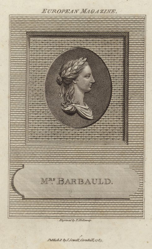 Portrett av Anna Laetitia Barbauld av English School