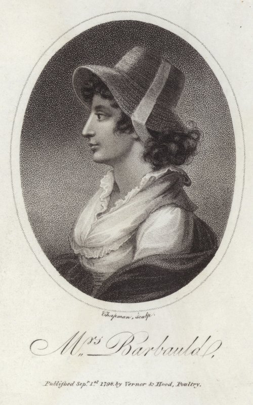 Portrett av Anna Laetitia Barbauld av English School