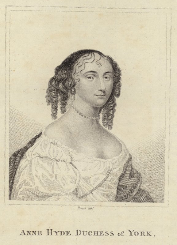 Portrett av Anne Hyde av English School