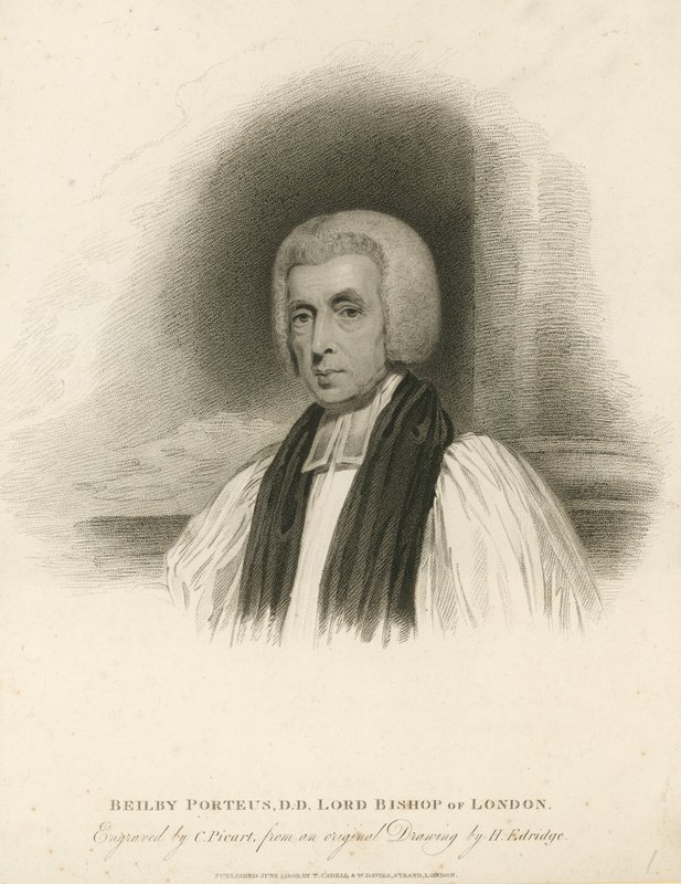 Portrett av Beilby Porteus av English School