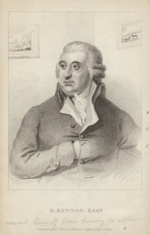 Portrett av Benjamin Kenton av English School