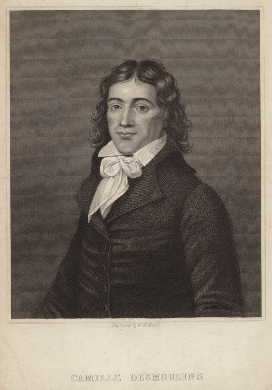 Portrett av Camille Desmoulins av English School