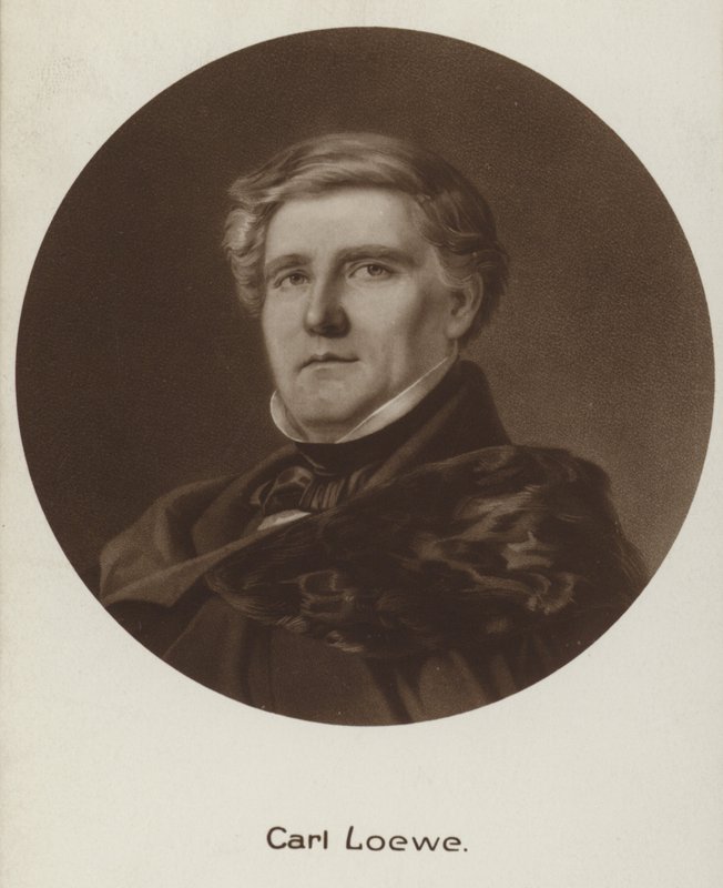 Portrett av Carl Loewe av English School