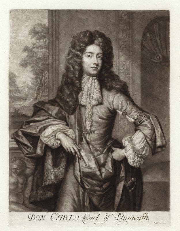 Portrett av Charles Fitzcharles, jarl av Plymouth av English School