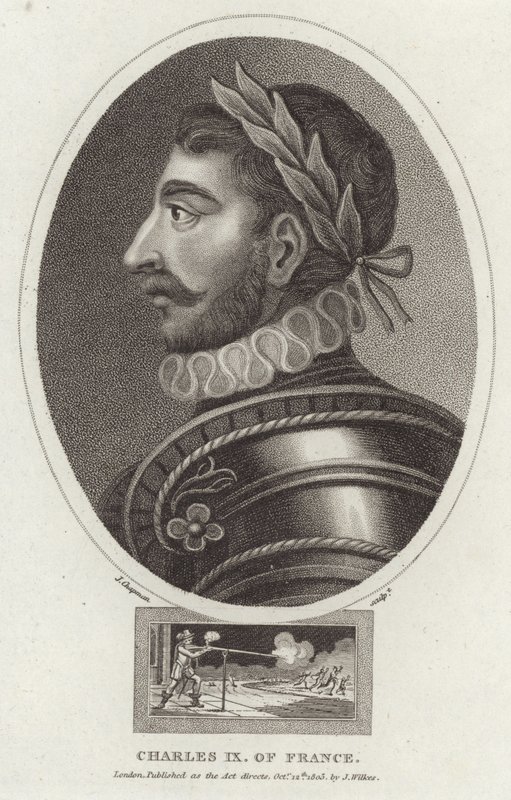 Portrett av Charles IX av Frankrike av English School
