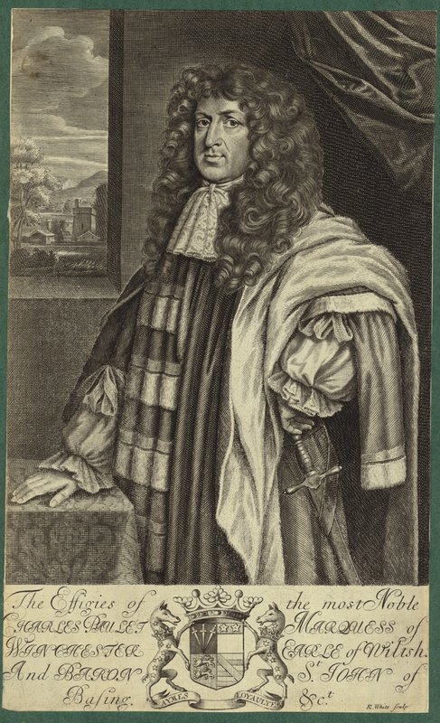 Portrett av Charles Paulet av English School