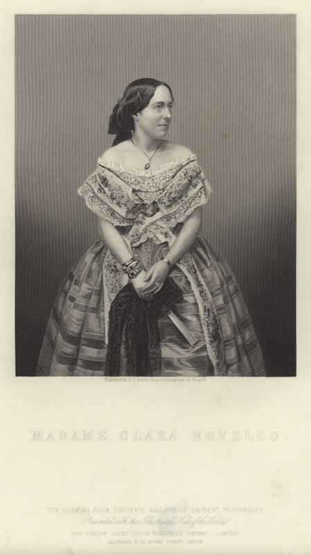 Portrett av Clara Novello av English School