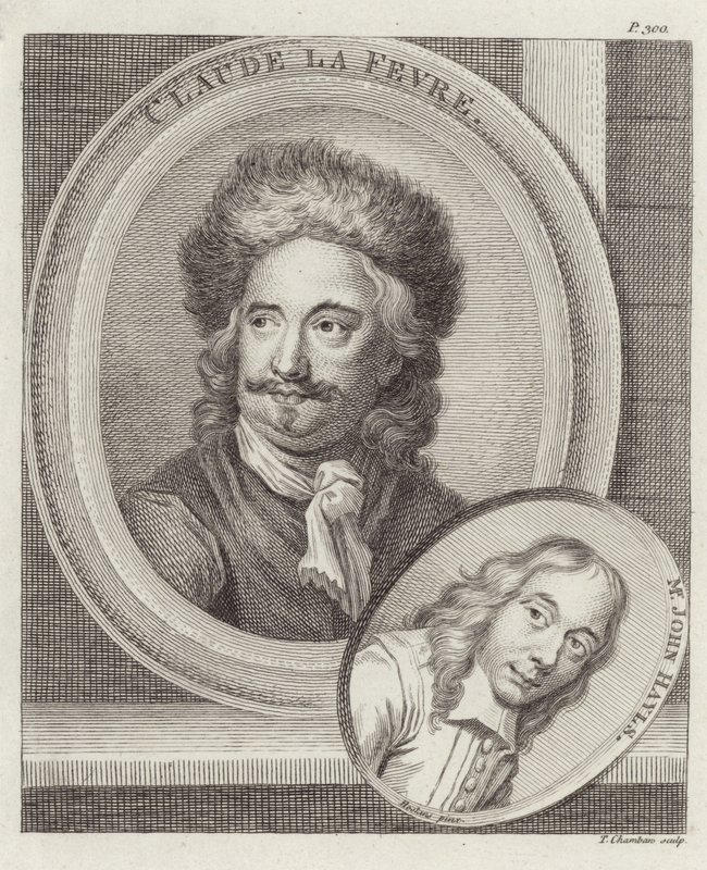 Portrett av Claude le Fevre og John Hayls av English School