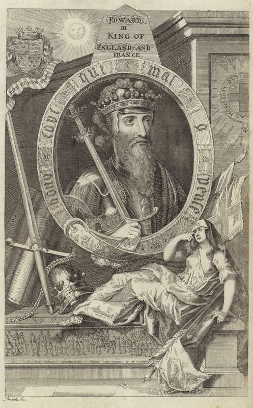 Portrett av Edward III av England av English School