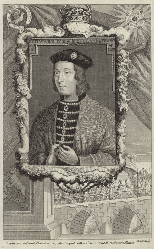 Portrett av Edward IV av England av English School