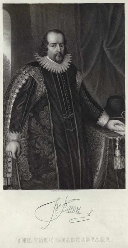 Portrett av Francis Bacon av English School