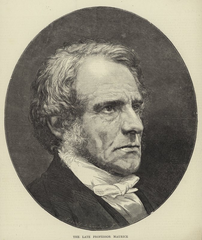 Portrett av Frederick Denison Maurice av English School