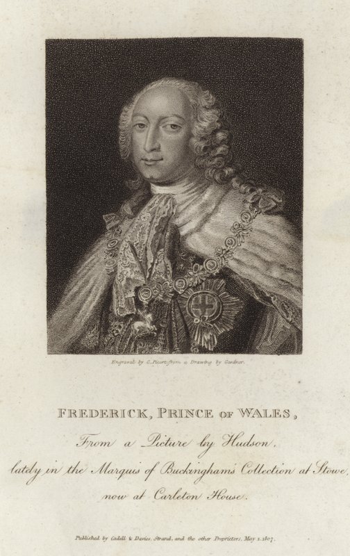 Portrett av Frederick Louis, Prince of Wales av English School