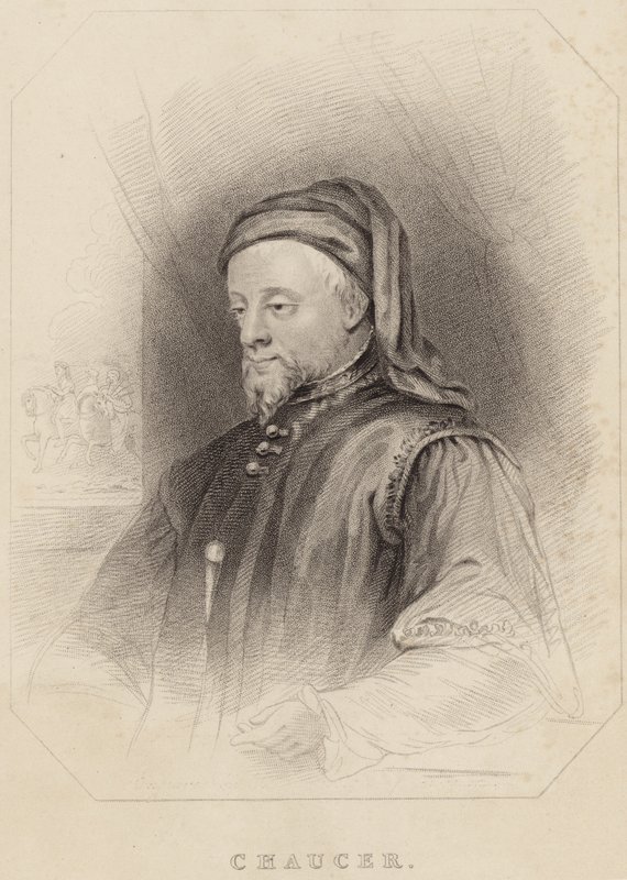 Portrett av Geoffrey Chaucer av English School