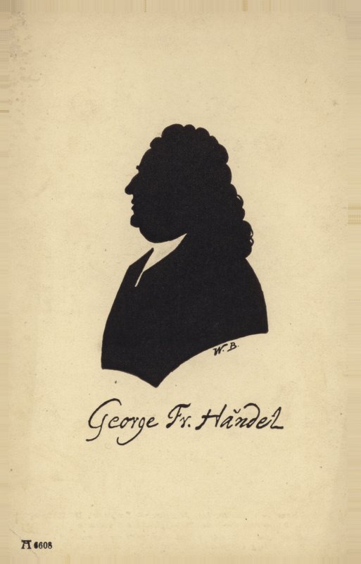Portrett av George Friedrich Handel av English School