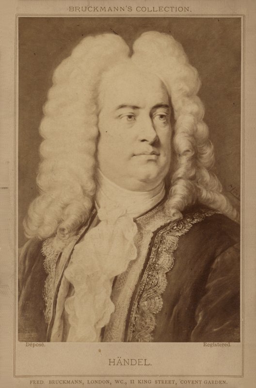 Portrett av George Friedrich Handel av English School