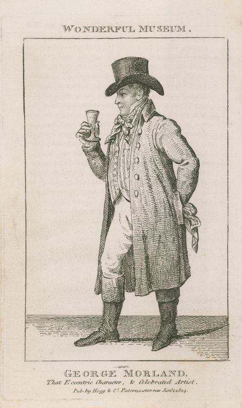 Portrett av George Morland av English School