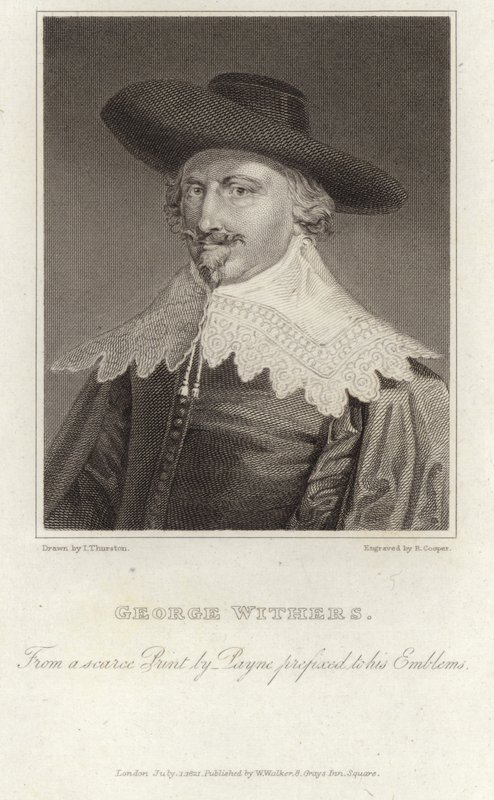Portrett av George Wither av English School